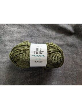 Big Twist Living Anti-Pilling Acrylic Yarn - Pine Green